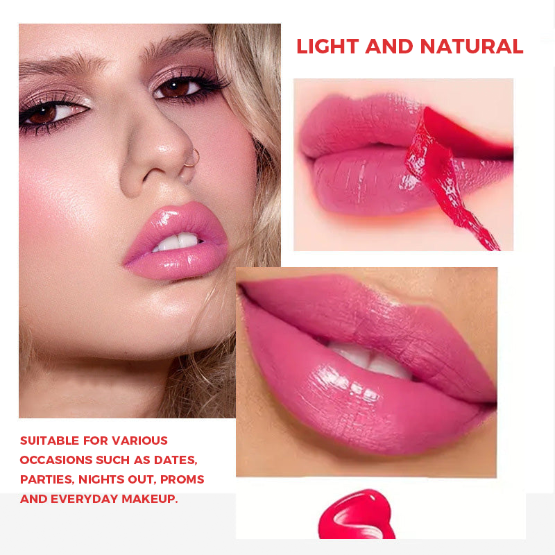🏆Removable, waterproof, long-lasting lip gloss