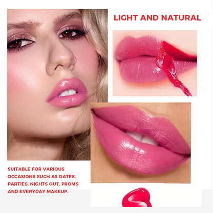 🏆Removable, waterproof, long-lasting lip gloss