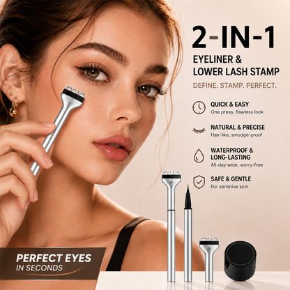 2-in-1 Eyeliner & Lower Eyelash Stamp Set