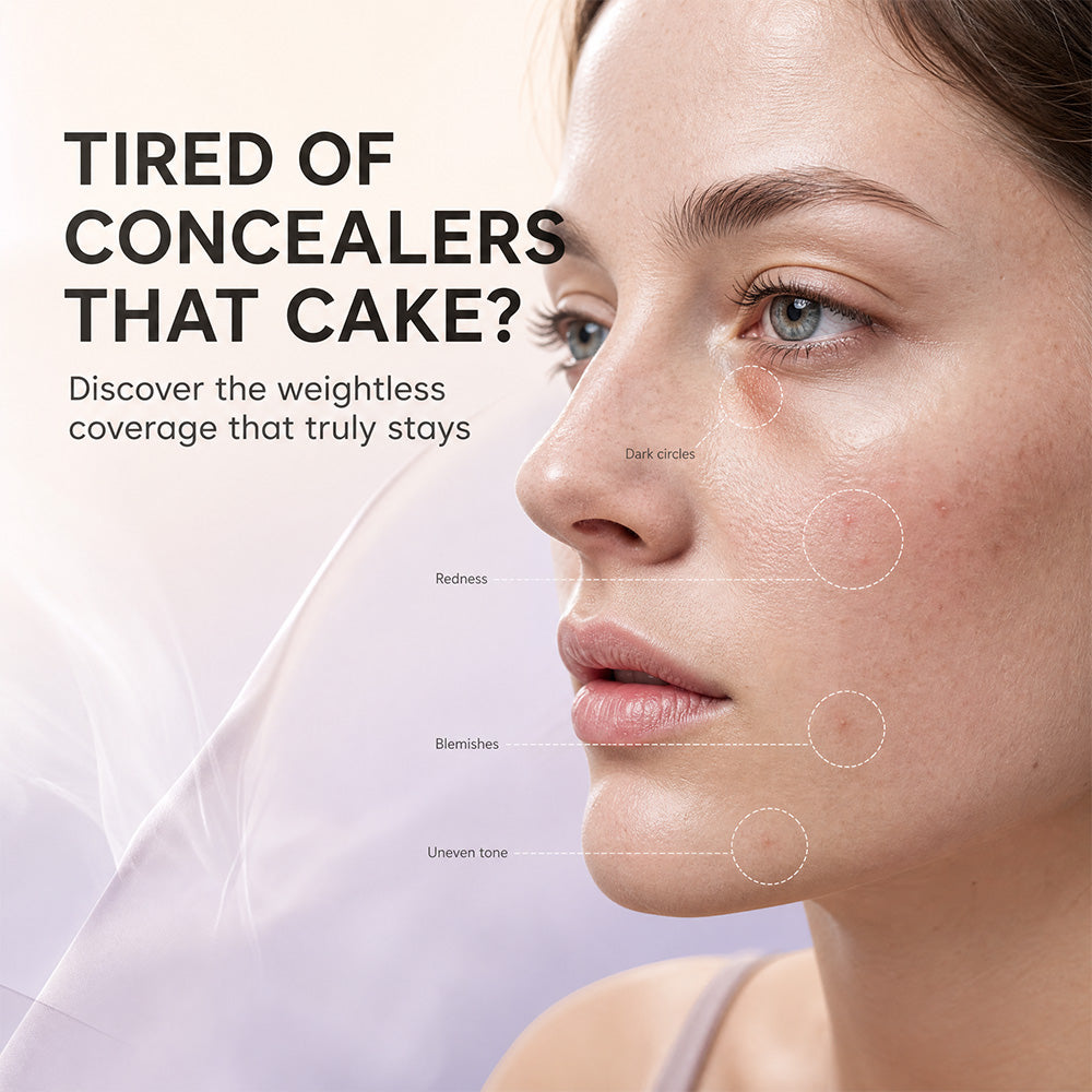 3-Color Full Coverage Concealer Palette
