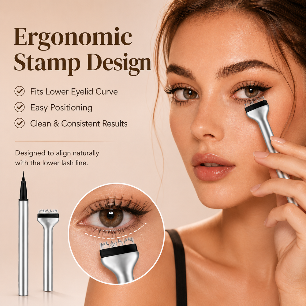 2-in-1 Eyeliner & Lower Eyelash Stamp Set