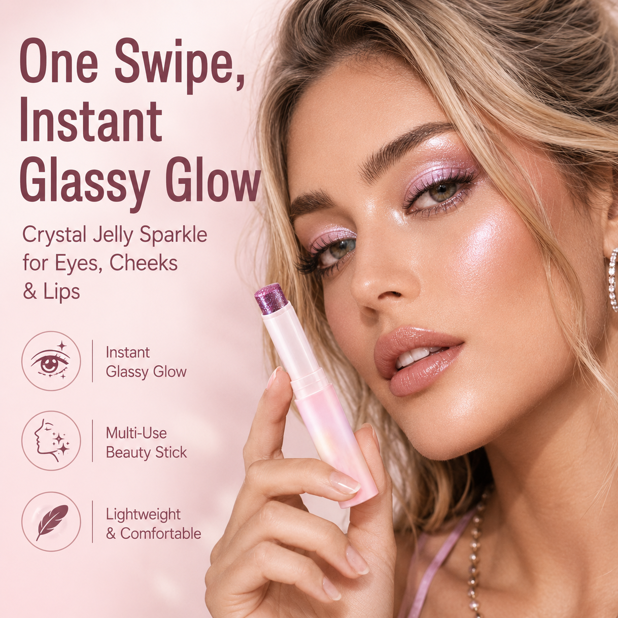 Shimmer Eyeshadow Stick with Brush