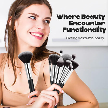 Makeup Brushes Set Gifts for Women, Christmas Stocking Stuffers for Women Teen Girls Wife Sister 13 Pcs Premium Kit with Foundation Concealer Blush Sponge Professional Beauty Blenders Accessories