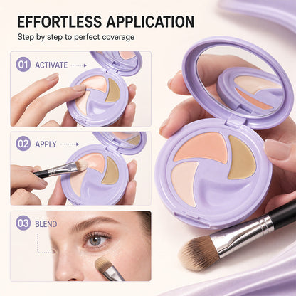 3-Color Full Coverage Concealer Palette