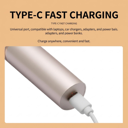 ✨2 in 1 facial & eyebrow hair trimmer for Women, Rechargeable Face Razor, Lip & Peach Fuzz Remover, Precision Eyebrow Shaper, Portable Painless Hair Removal Tool