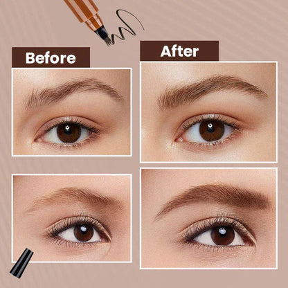 Waterproof Four-tip Beard and Eyebrow Pen✨