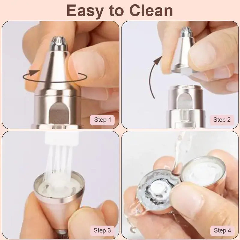 ✨2 in 1 facial & eyebrow hair trimmer for Women, Rechargeable Face Razor, Lip & Peach Fuzz Remover, Precision Eyebrow Shaper, Portable Painless Hair Removal Tool
