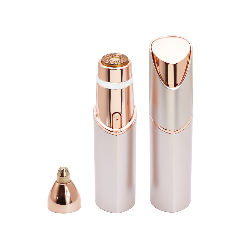 ✨2 in 1 facial & eyebrow hair trimmer for Women, Rechargeable Face Razor, Lip & Peach Fuzz Remover, Precision Eyebrow Shaper, Portable Painless Hair Removal Tool