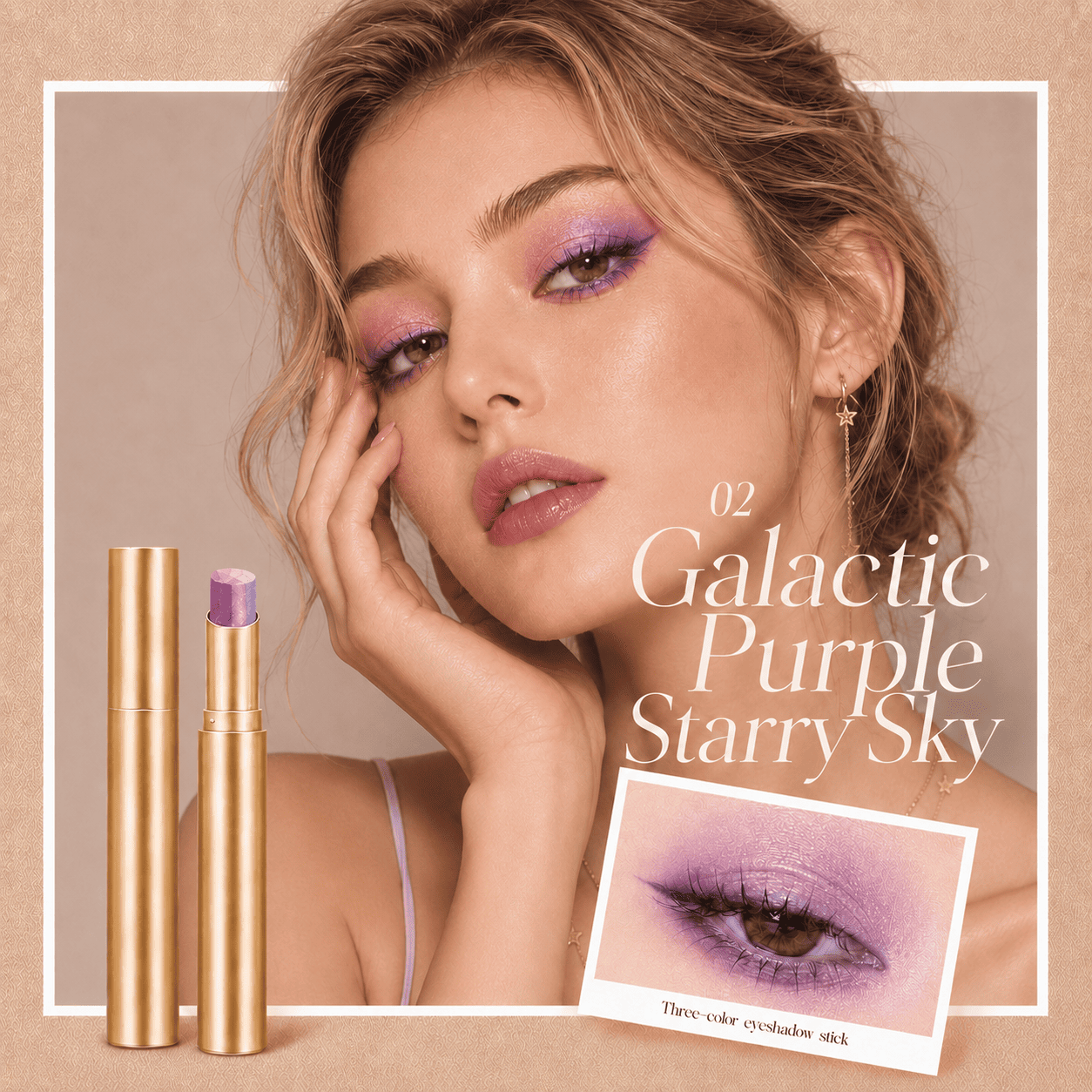 3 in 1 Easy Eyeshadow Stick suitable for Beginners